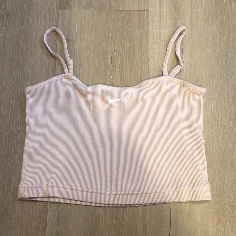 Nike Light Pink Ribbed Tank Top